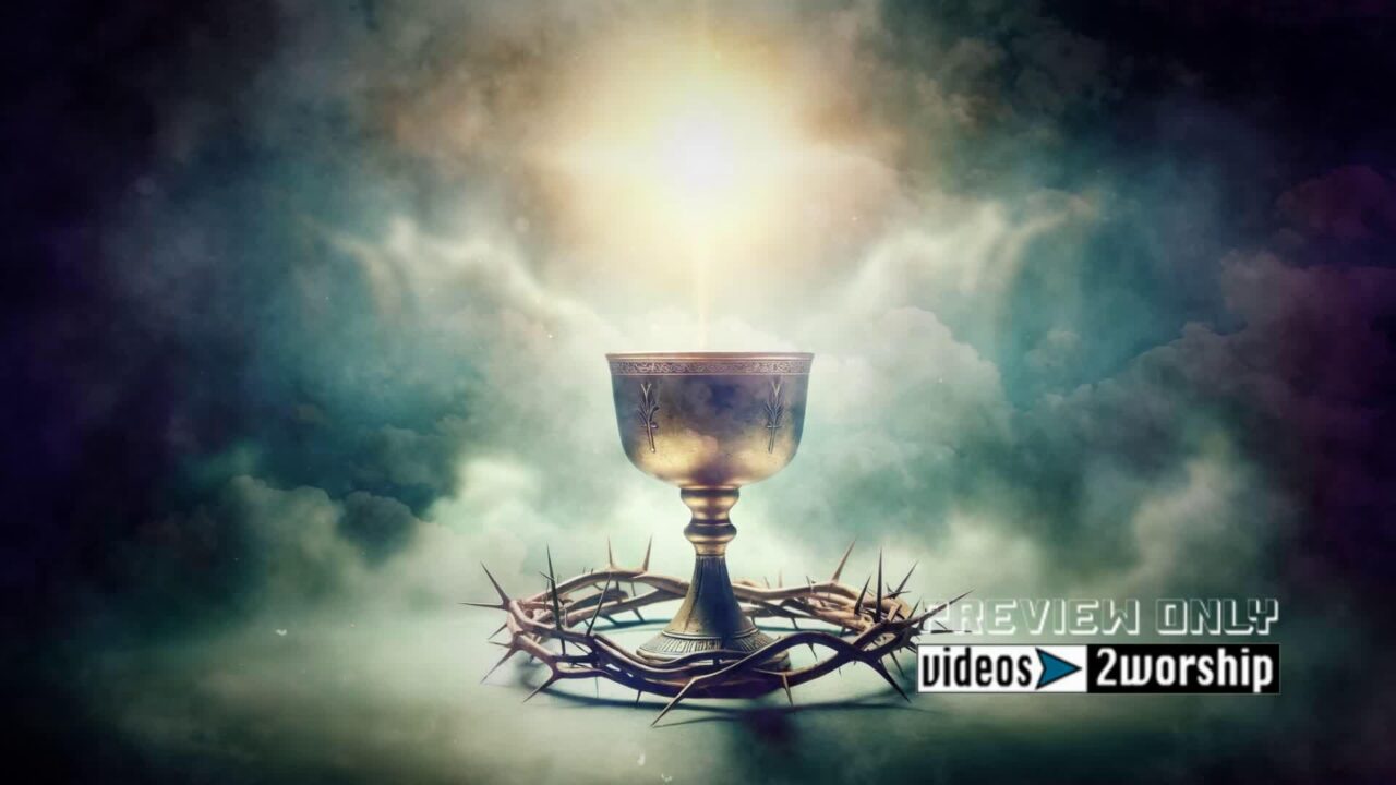 Cup And Crown Of Thorns Lord's Supper