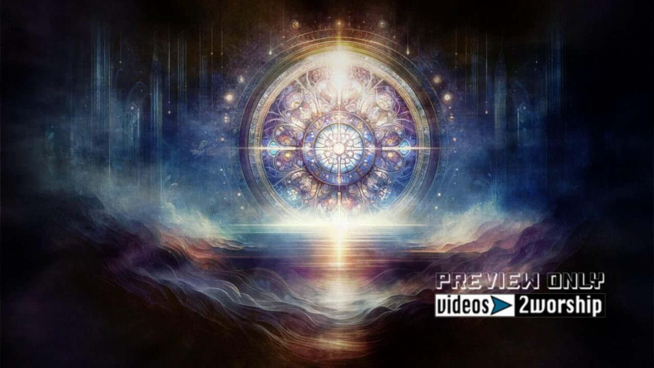 Stained Glass Sanctuary Motion Worship