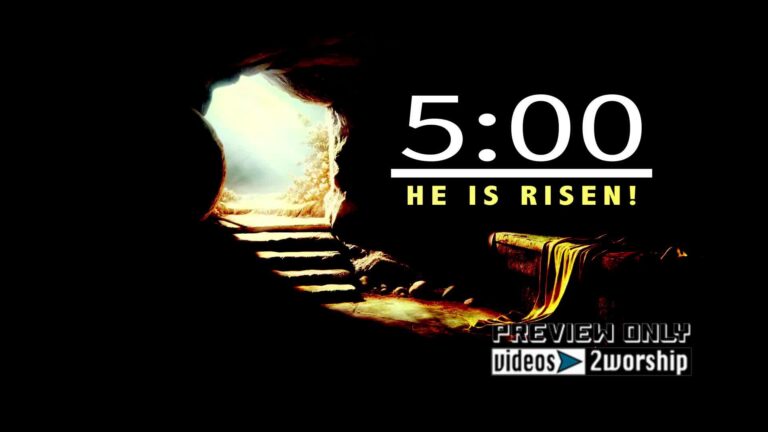 Read more about the article Easter 5 Min Countdown Empty Grave