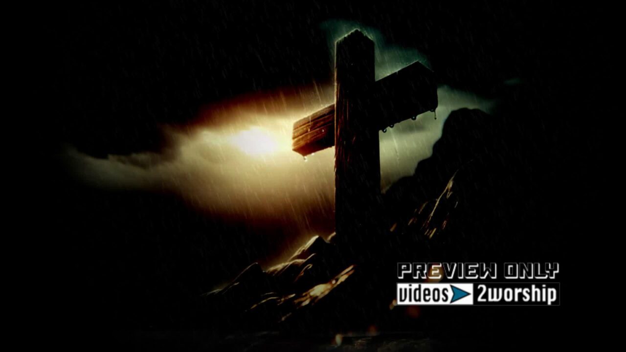 Cross In The Rain Good Friday Motion