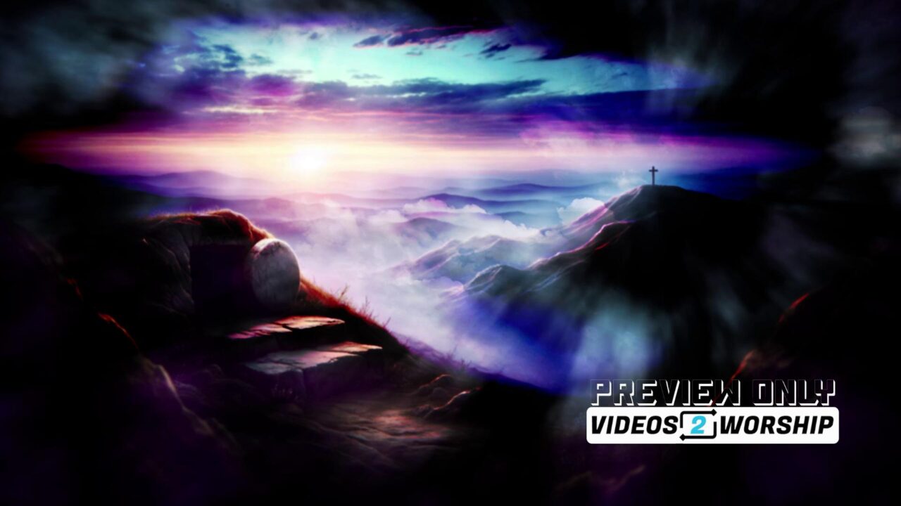 Open Grave Easter Motion Video Loop