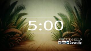 Read more about the article Palm Sunday Five Minutes Countdown