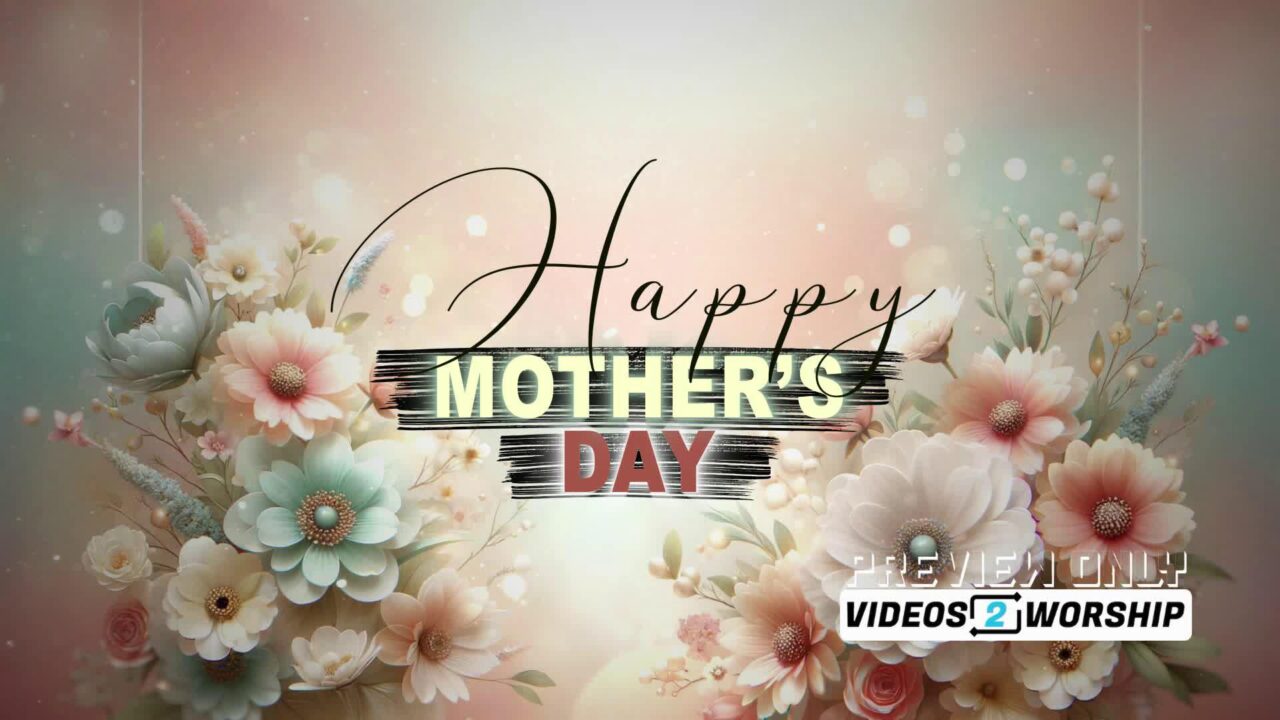 Floral Mother's Day Title Motion Graphics