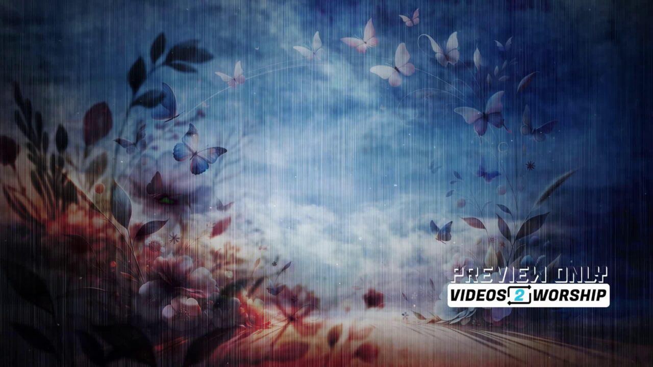 Mother's Day Butterflies And Moving Clouds