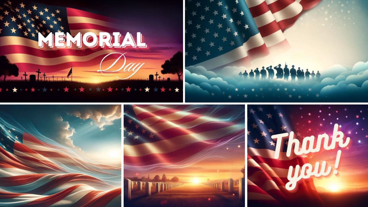 Memorial Day Still Patriotic Image Slides