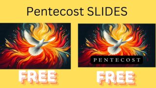 Read more about the article Free Pentecost Slides: Dove And Flames
