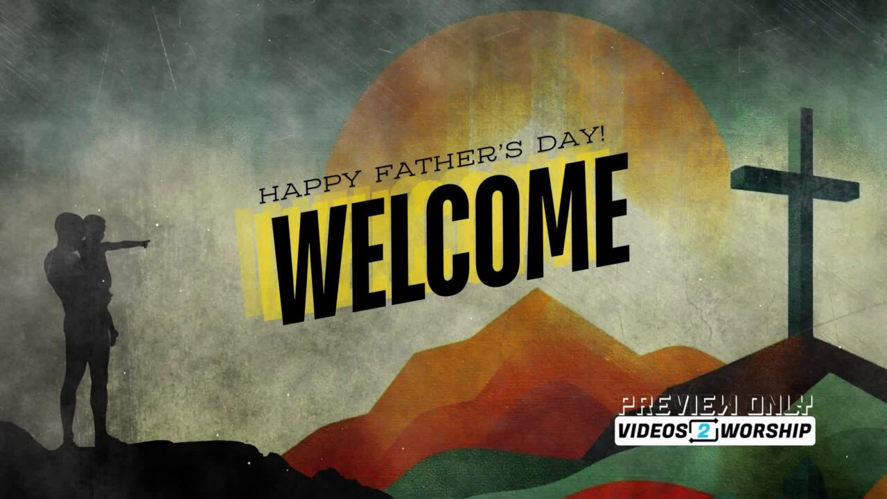 Happy Father's Day Welcome Background