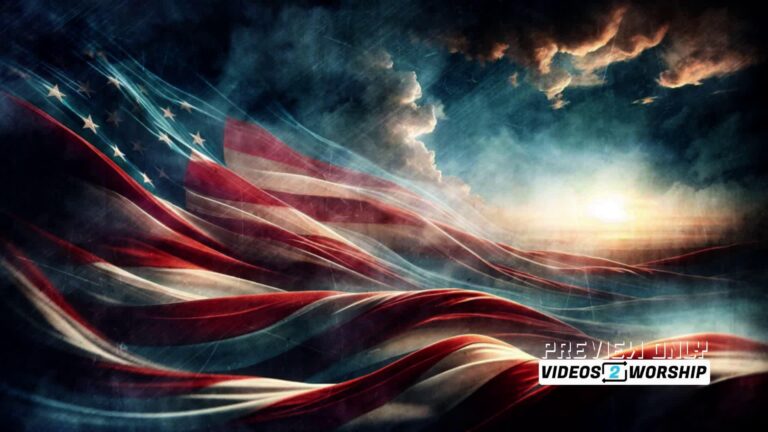 Read more about the article Beautiful American Flag Motion Background