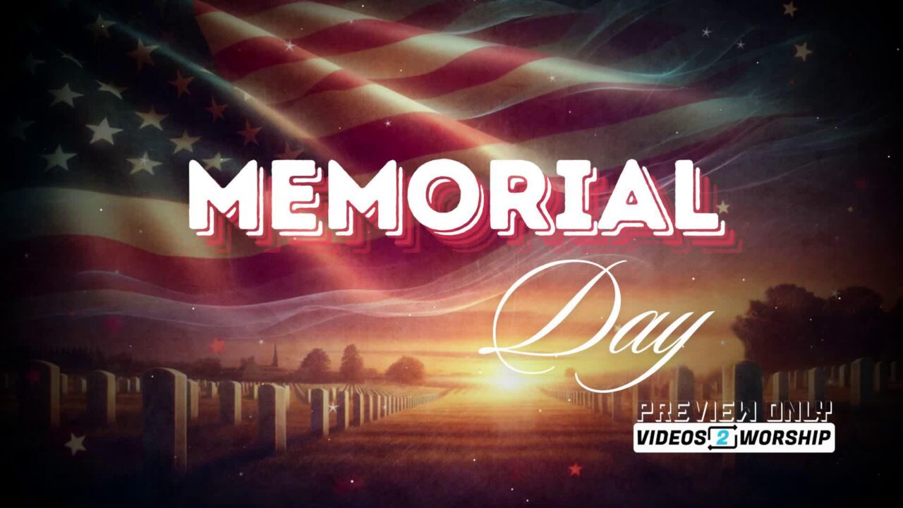 Memorial Day Patriotic Title Motion Graphics