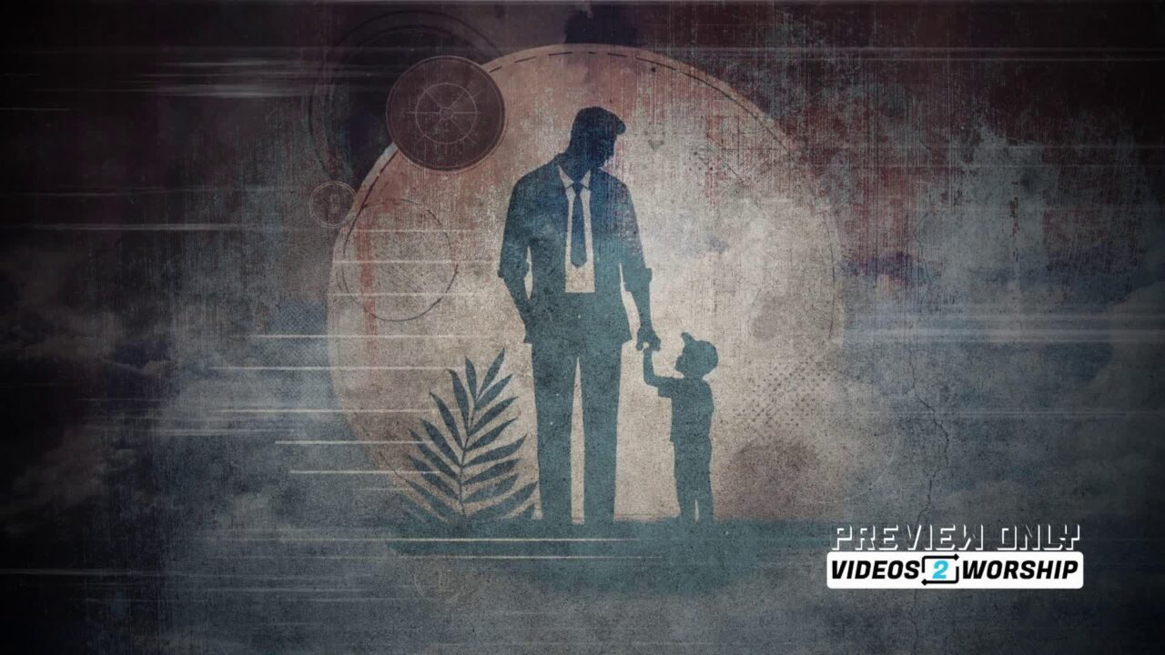 Vintage Father's Day Motion Graphics Loop