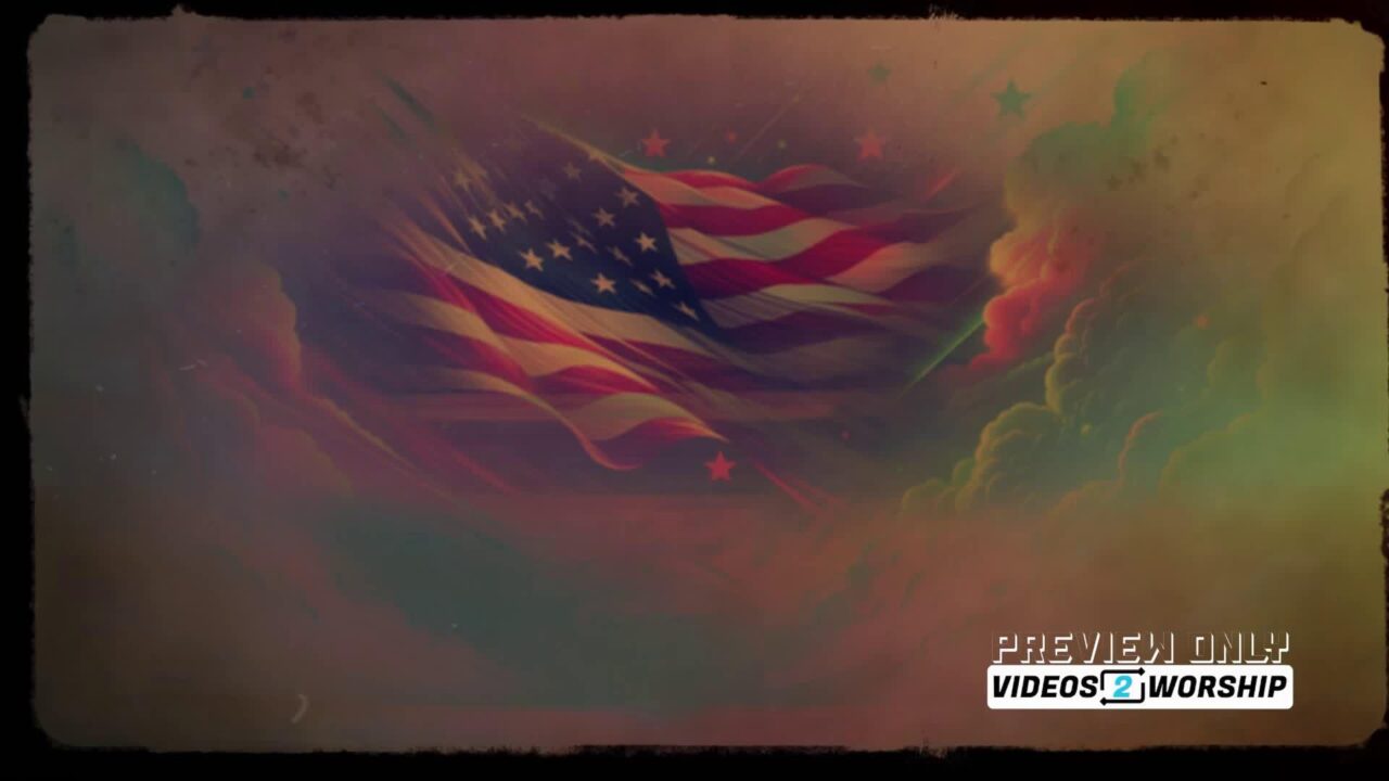 Vintage Patriotic July 4th Motion Background