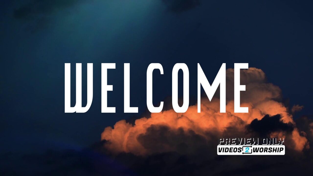 Summer Clouds Welcome Title Graphics