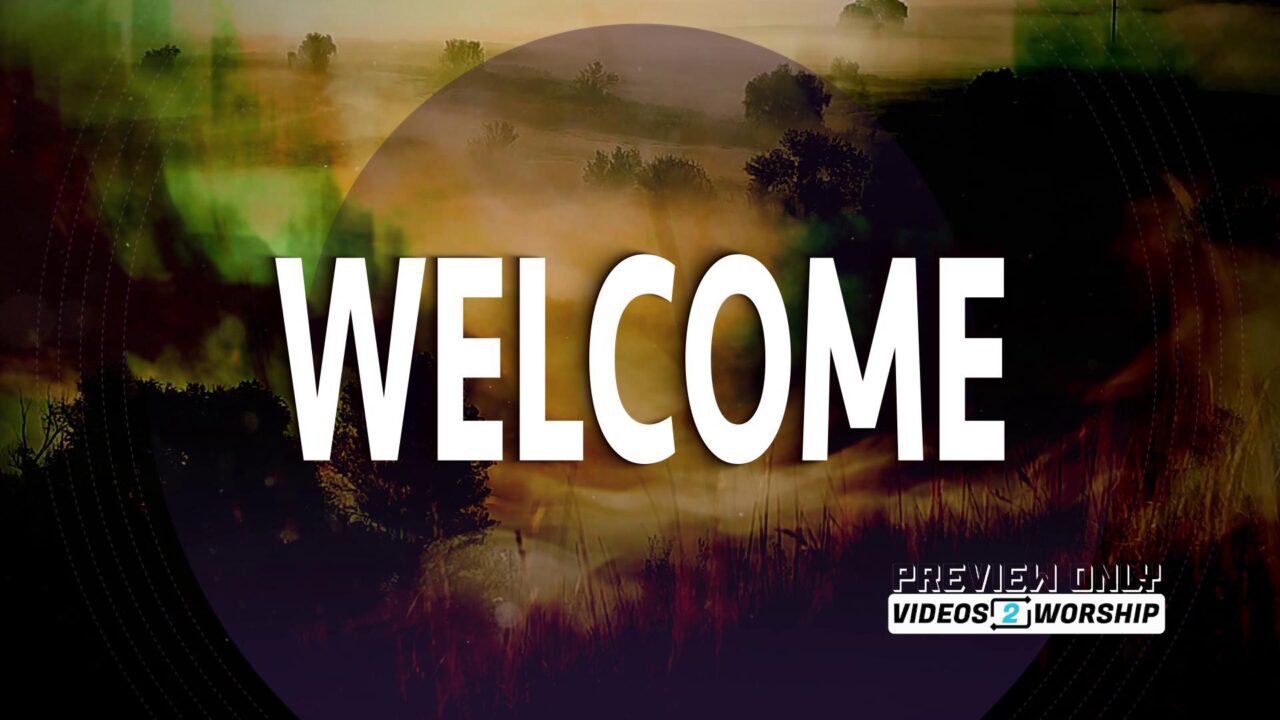 Autumn Welcome Title Motion Video Loop