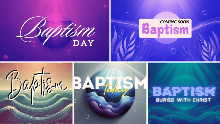 Read more about the article Baptism Still Church Graphics 19 Slides Pack