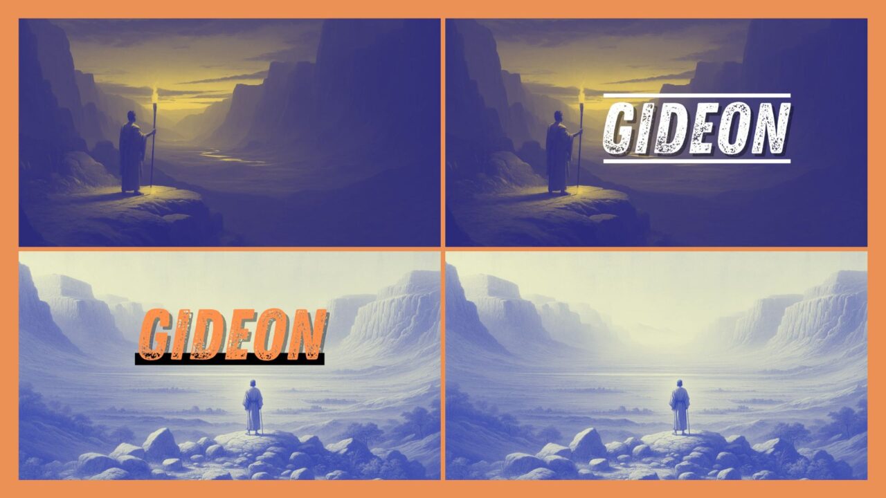 Gideon 4 Still Image Slides For Sermons
