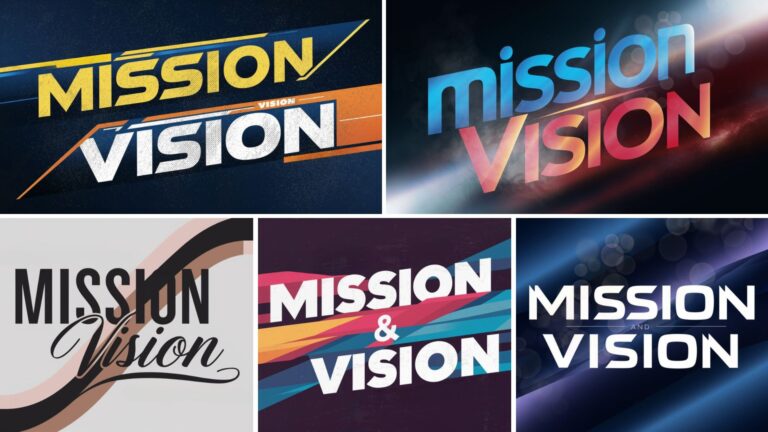 Read more about the article Mission And Vision Set Of 9 Still Graphics