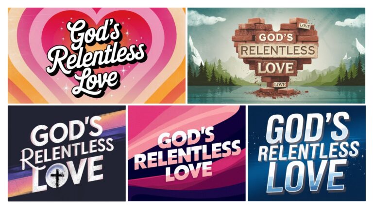Read more about the article God’s Relentless Love Sermon Series Pack