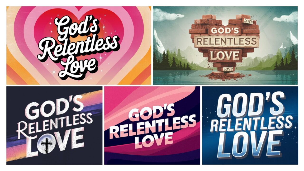 God's Relentless Love Sermon Series Pack
