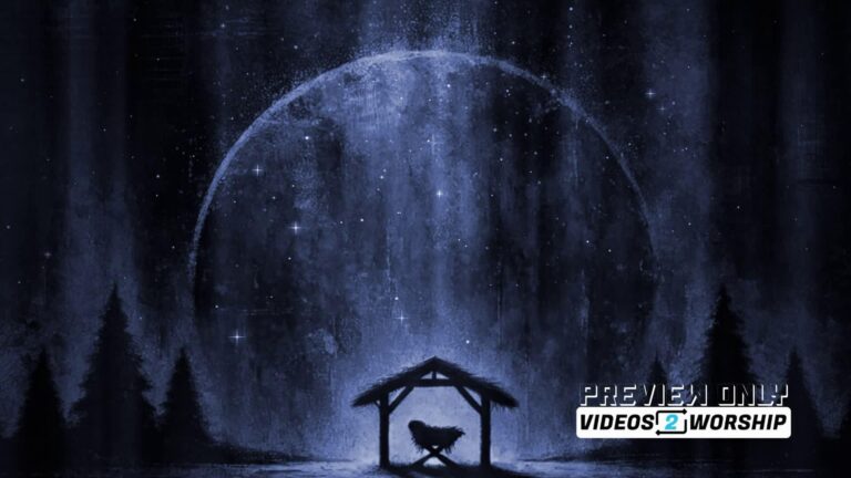 Read more about the article Manger Scene Nativity Motion Worship Background For Christmas