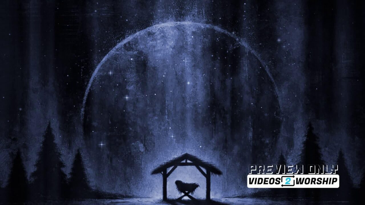 Manger Nativity Christmas Motion Background