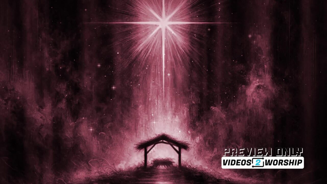 Manger And Star Christmas Advent Motion