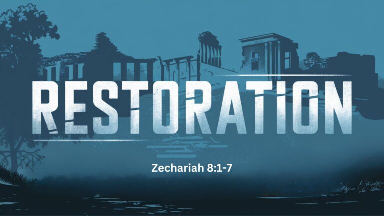 Read more about the article Zechariah 8:1-7: God’s Promise of Restoration and Hope for Our Lives
