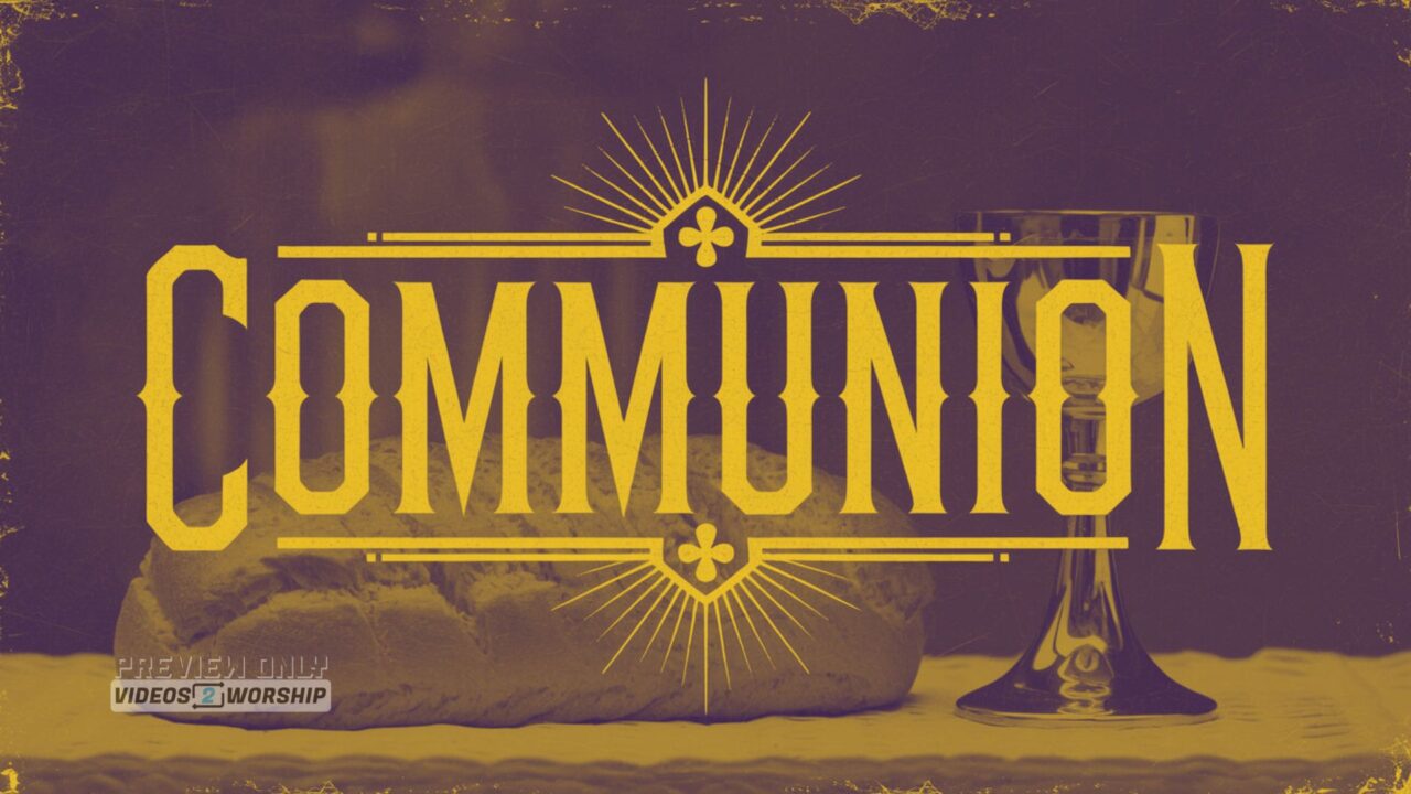 Free Communion Title Image Background