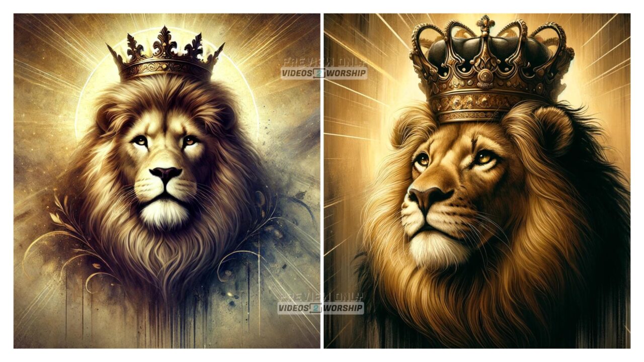 Free Two Lions Still Image Graphics