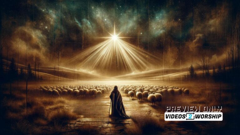 Read more about the article Shepherd Sheep Star Christmas Night Still