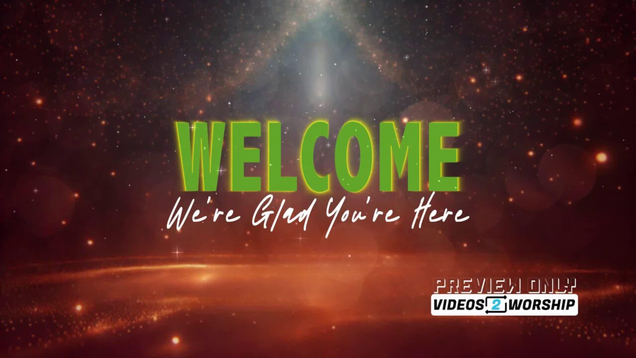 Christmas Welcome Title Motion Worship Loop