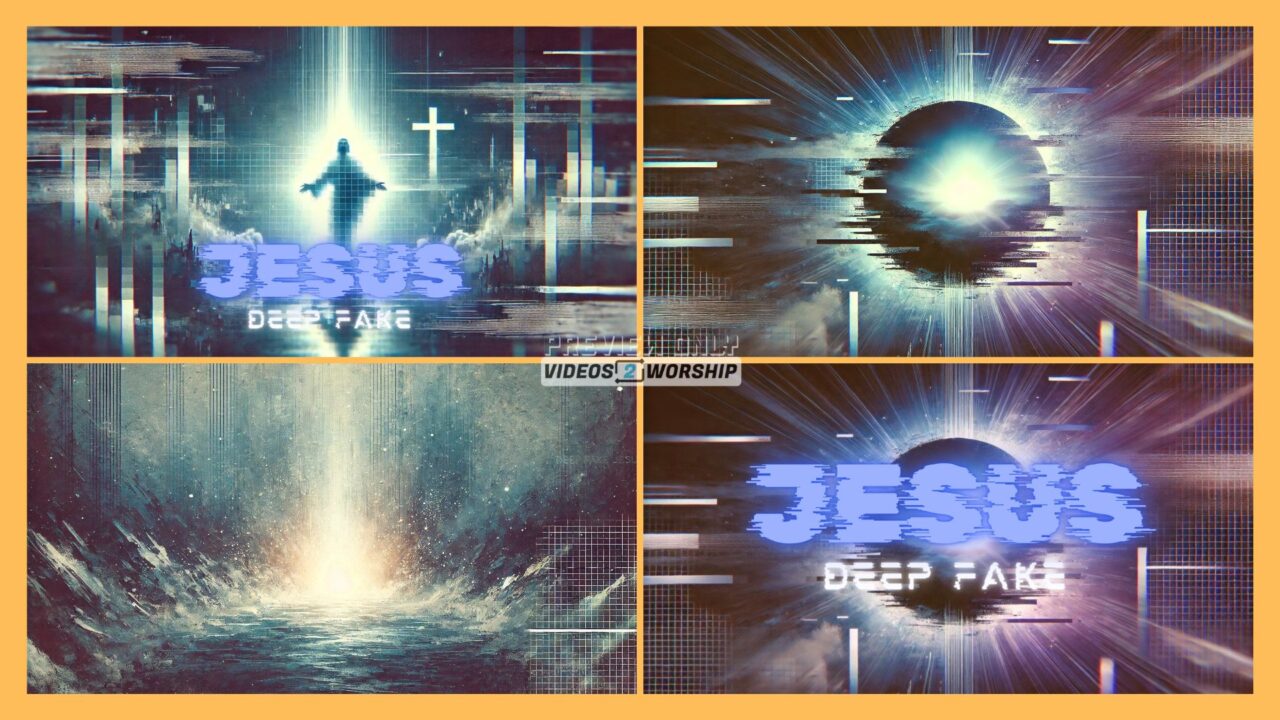 Deep Fake Jesus Title Graphics For Sermons