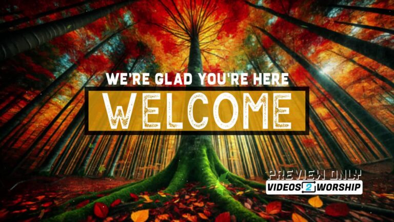 Read more about the article Fall Welcome Title Motion Worship Background