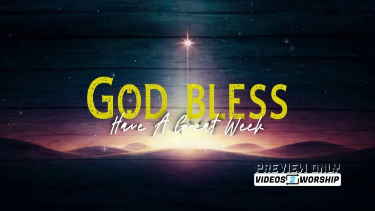Read more about the article Star Of Wonder: God Bless Title Motion Background