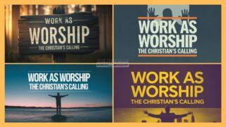 Read more about the article FREE Title Sermon Graphics: Work as Worship