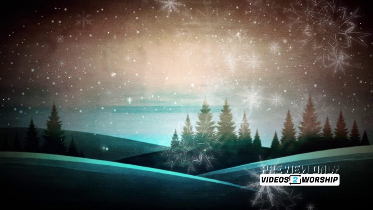 Winter Holidays Scene Motion Worship Video