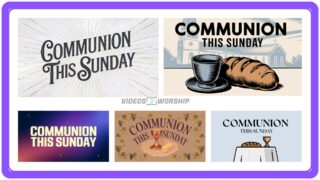 Read more about the article Five 5 Slides: FREE Communion Title Graphics
