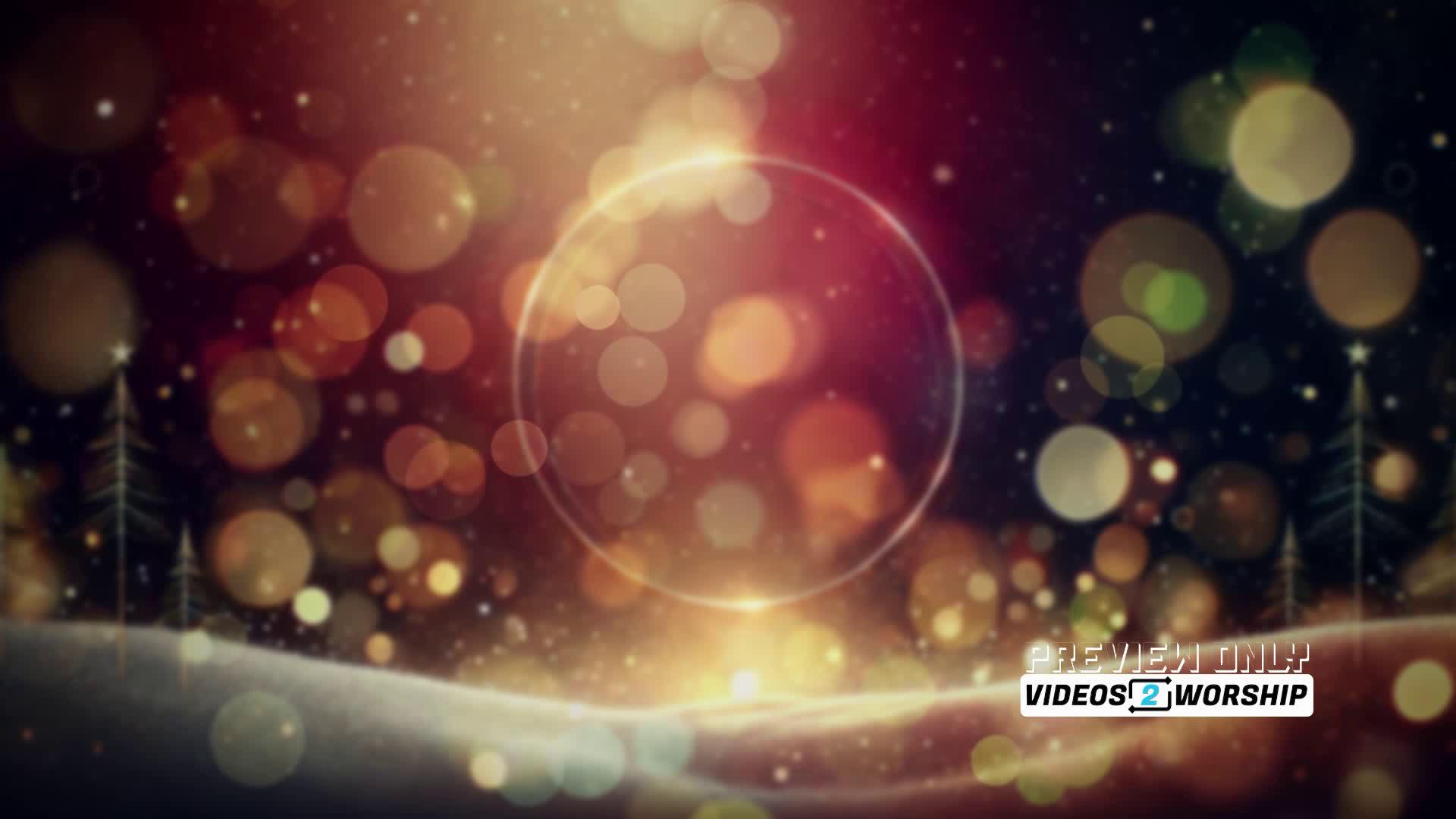 Winter Holidays Worship Motion Background