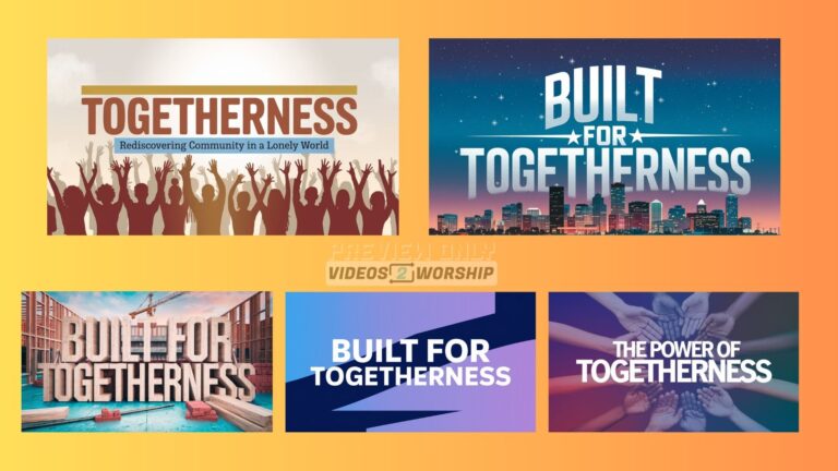 Read more about the article Built For Togetherness Title Graphics For Sermon