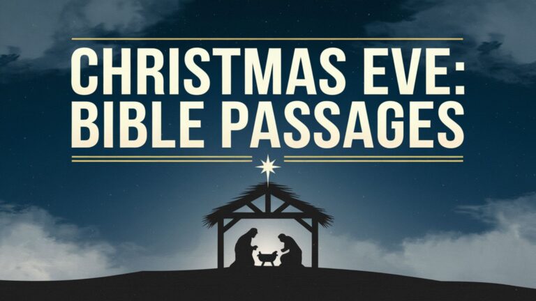 Read more about the article Essential Scripture Passages for Christmas Eve Services