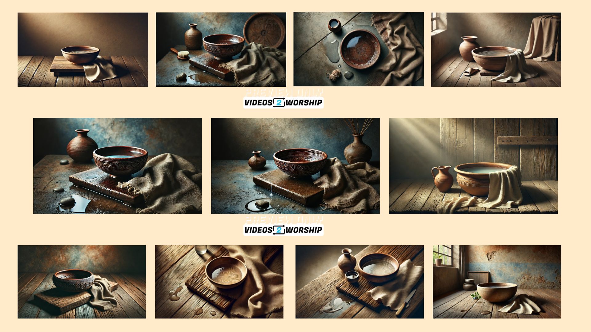 Foot Washing Basin: Servant Leader Images