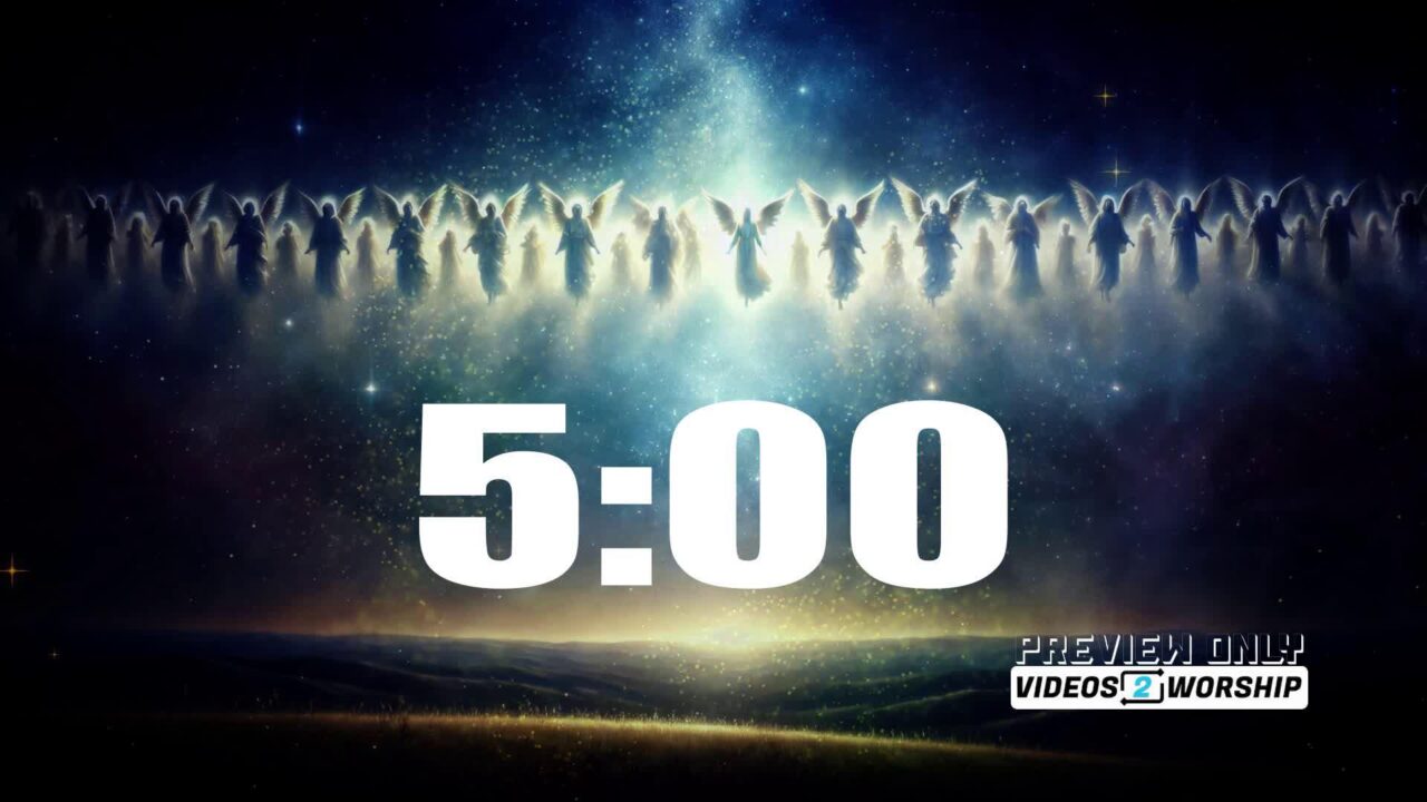 Angelic Countdown For Christmas 5 Minutes