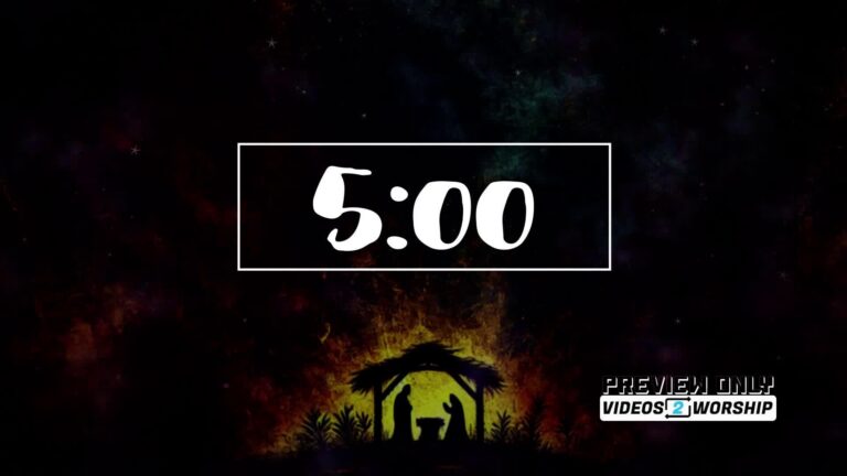 Read more about the article Christmas Eve Nativity Countdown 5 Minutes