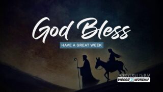 Read more about the article Vintage Christmas God Bless Title Background