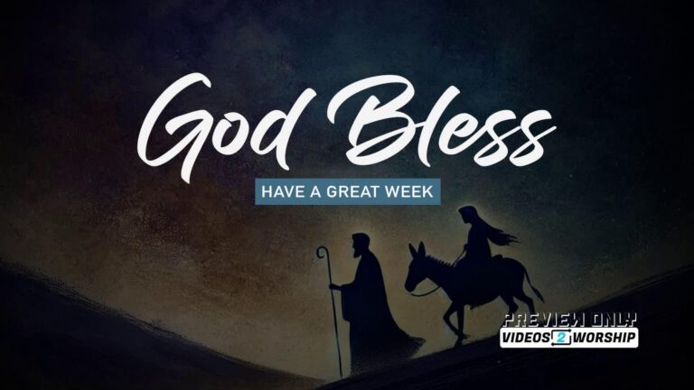 Read more about the article Vintage Christmas God Bless Title Background