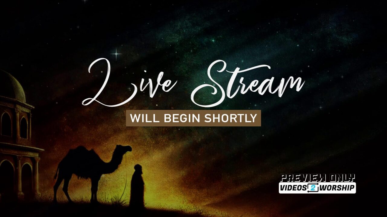 Live Stream Title Motion For Christmas Holidays