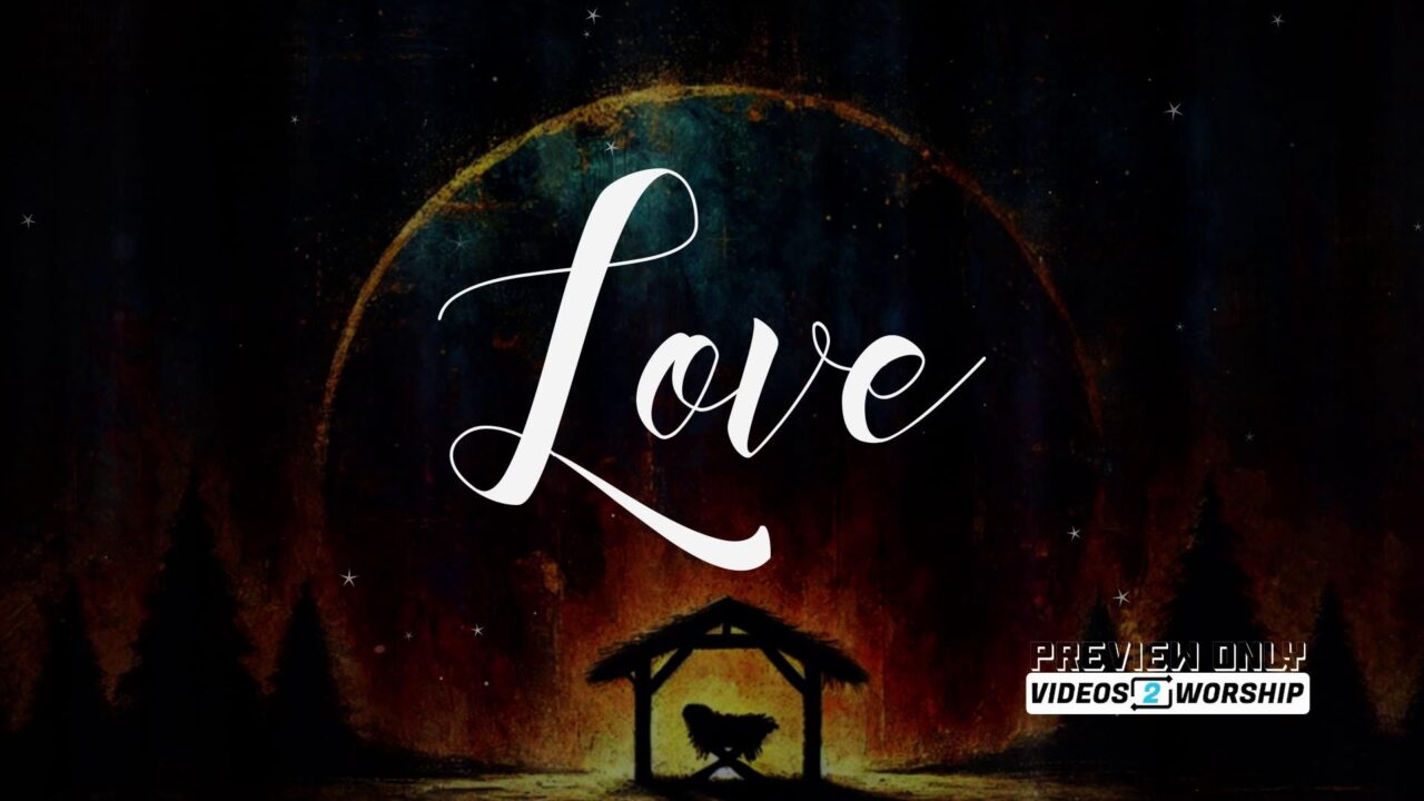 Christmas Love Vintage Title Motion Graphics