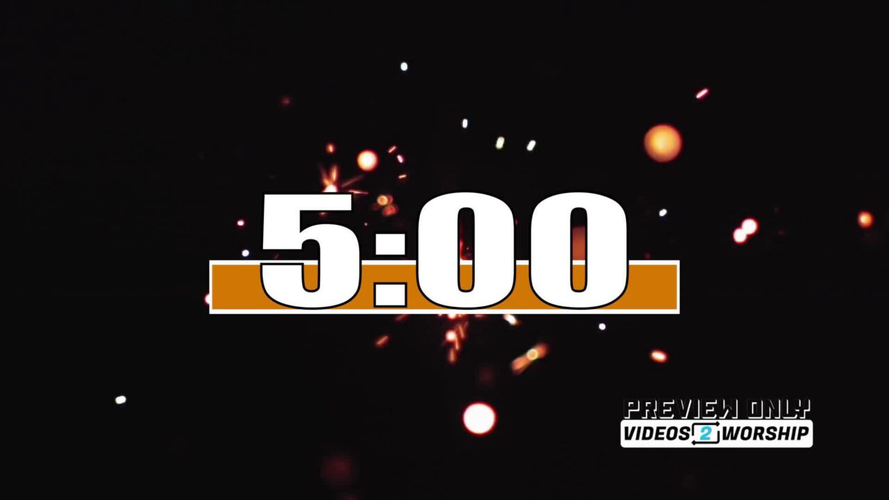 New Years Five 5 Minutes Countdown Video