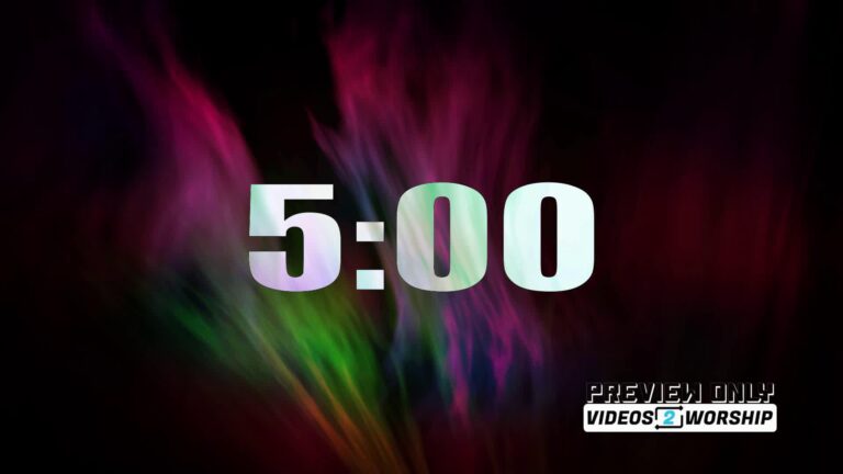 Read more about the article Five Minutes Countdown For Events And Worship