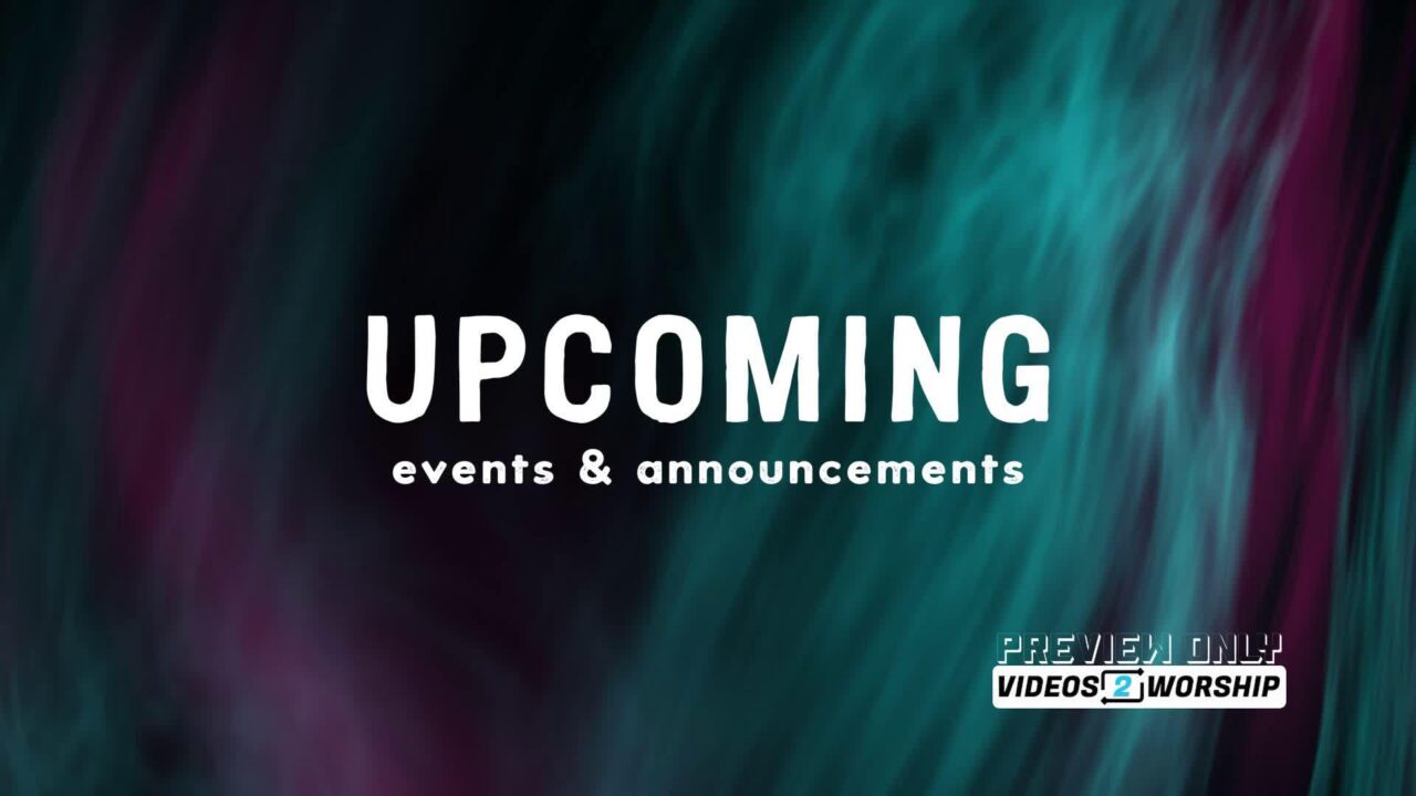 Upcoming Events Nebula Motion Worship Loop