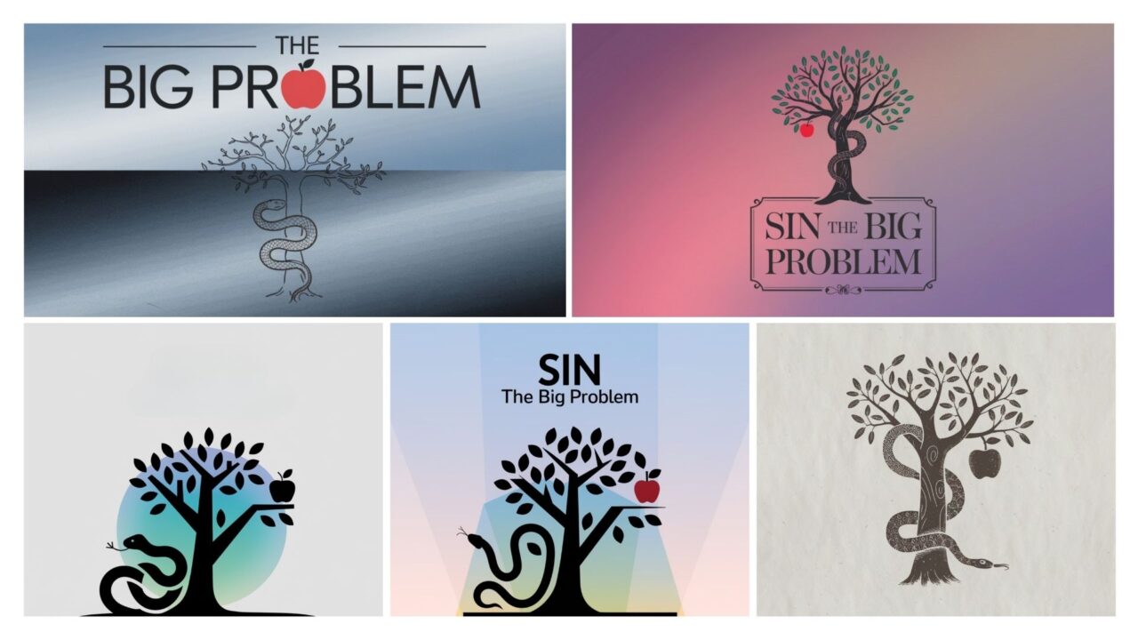 Sin The Big Problem Sermon Series Graphics